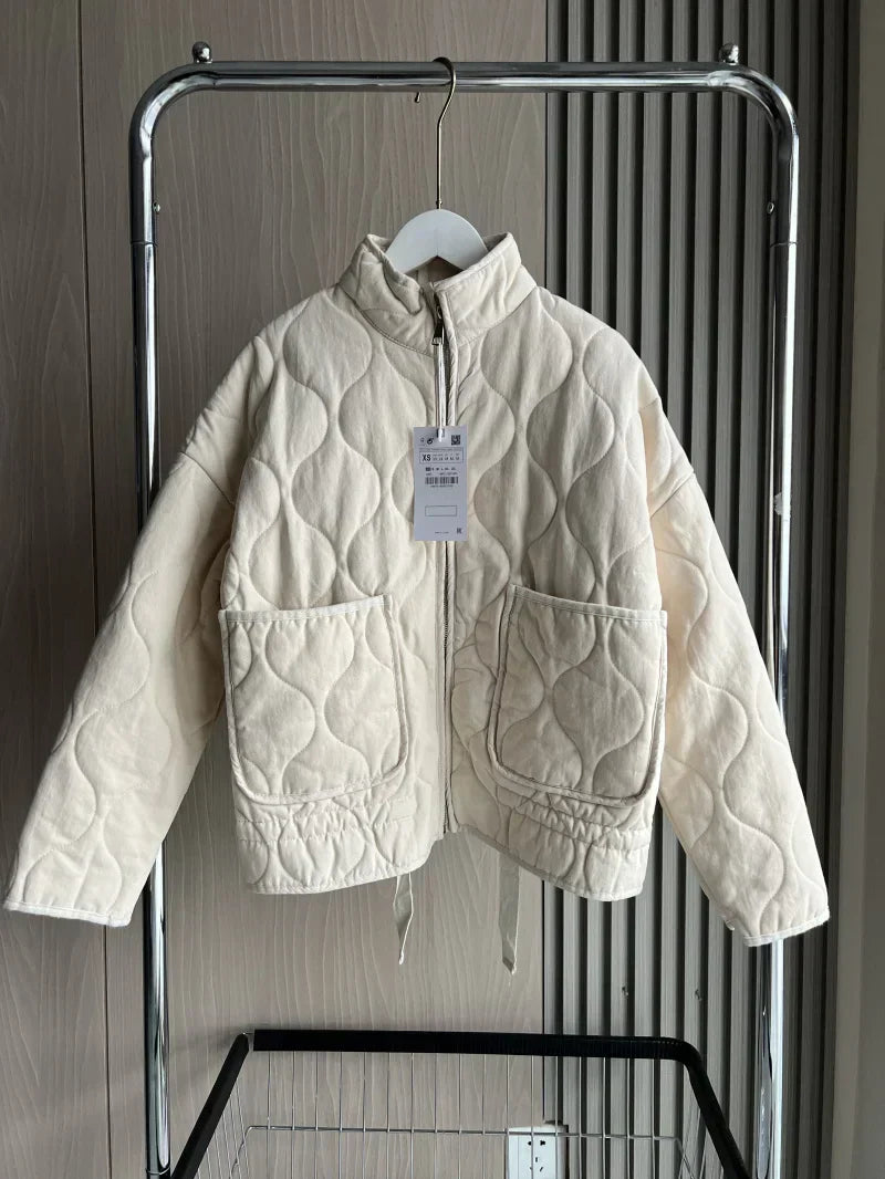 Stylish Versatile Pocket-Detail Jacket