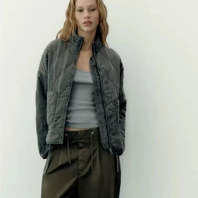 Stylish Versatile Pocket-Detail Jacket