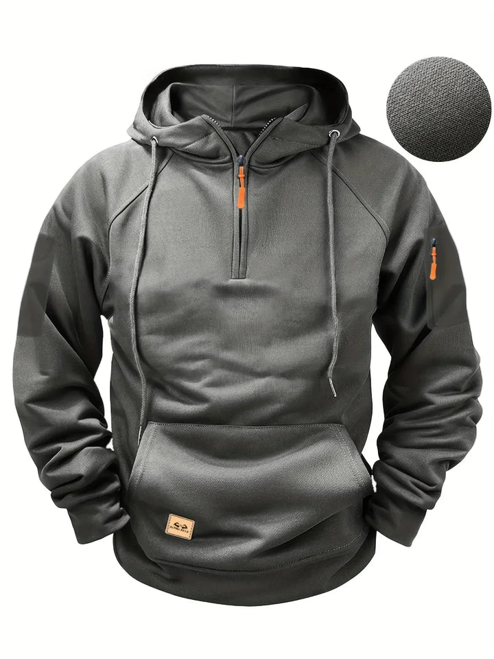 Sweat à capuche zippé pour homme
