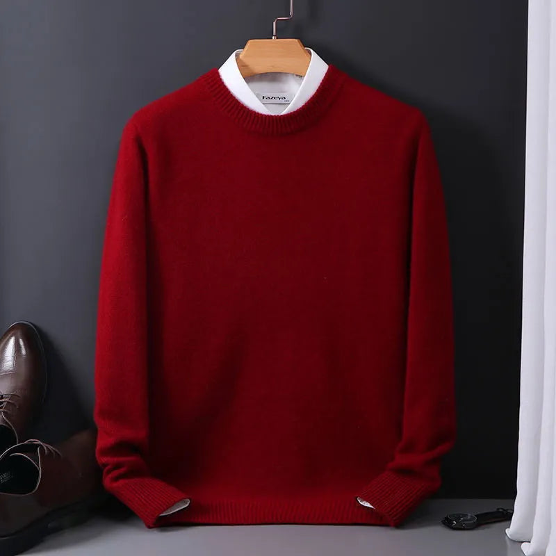 Pull homme en cachemire - Coupe classique et qualité douce