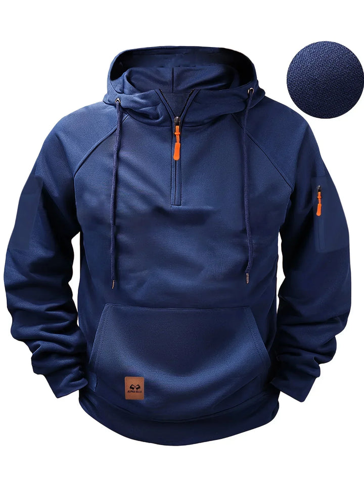 Sweat à capuche zippé pour homme