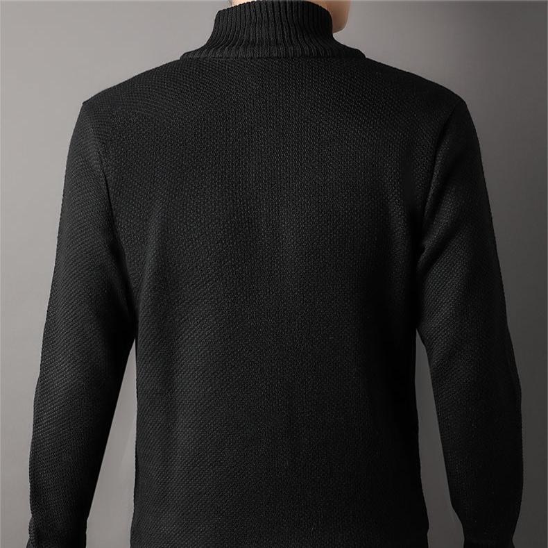 Men's Calvin Knit Jacket Lightweight Full Zip Sweater
