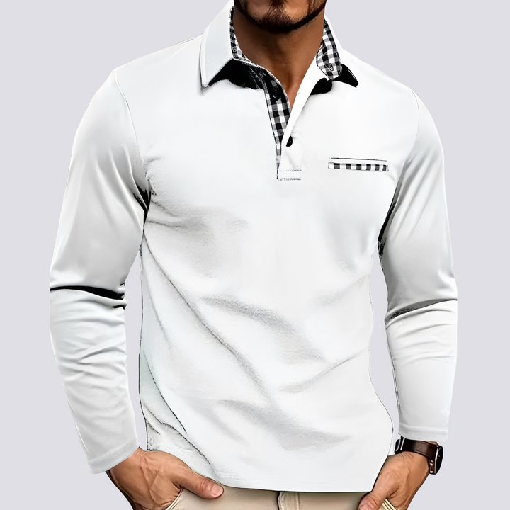 Mark – Polo Shirt for Men – Casual Long-Sleeve Shirt