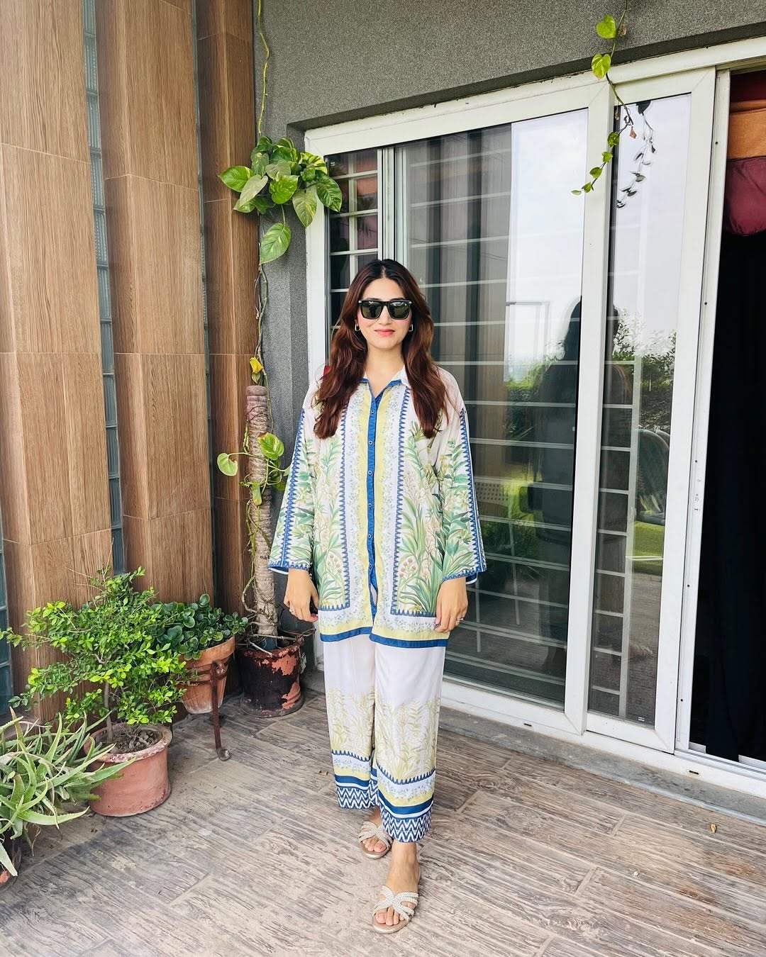 Digital Printed Lawn Dress With Printed Lawn Dupatta & Printed Trouser