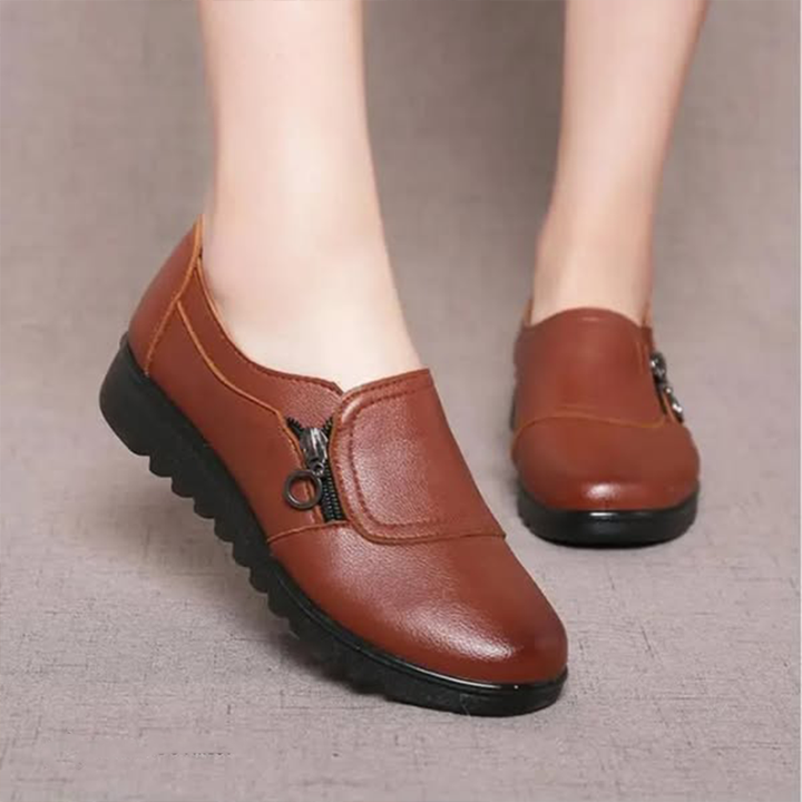 Mocassins matelassés à enfiler pour femmes avec semelle intérieure rembourrée