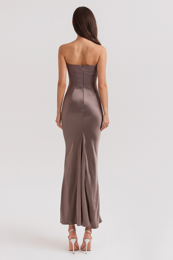 Vera - Women's Strapless Elegant Maxi Dress