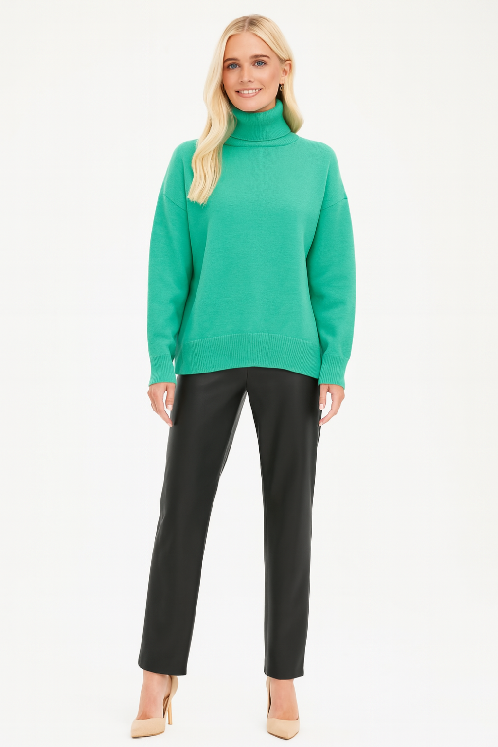 Women’s Loose Fit Turtleneck Sweater