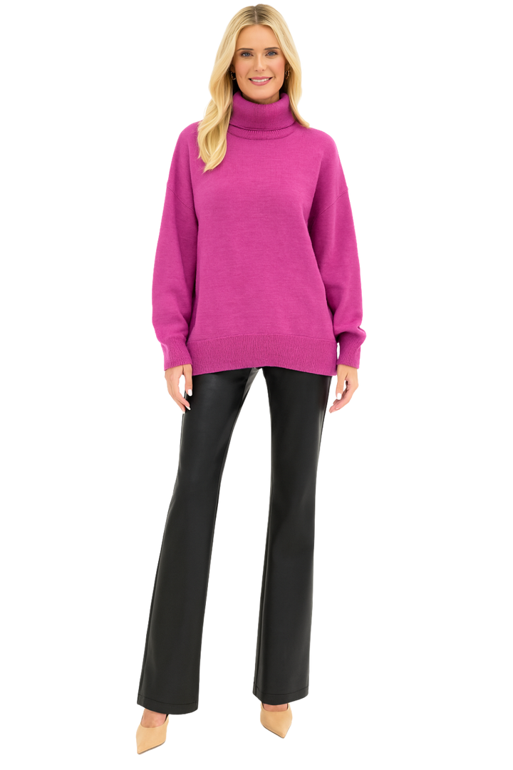 Women’s Loose Fit Turtleneck Sweater