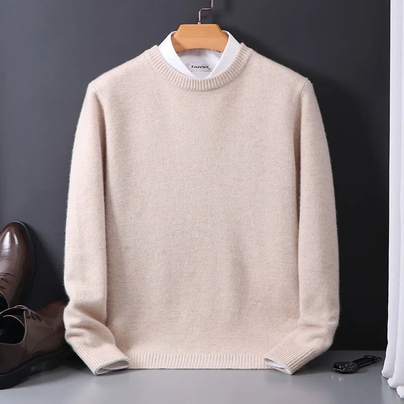 Pull homme en cachemire - Coupe classique et qualité douce