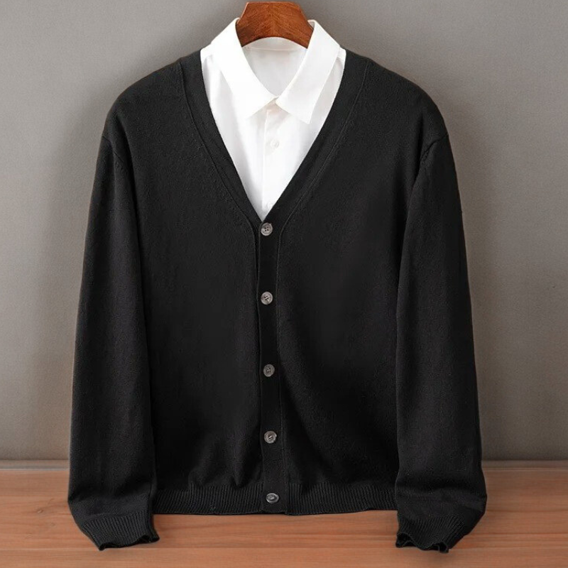 Cardigan da uomo in cashmere Santorini