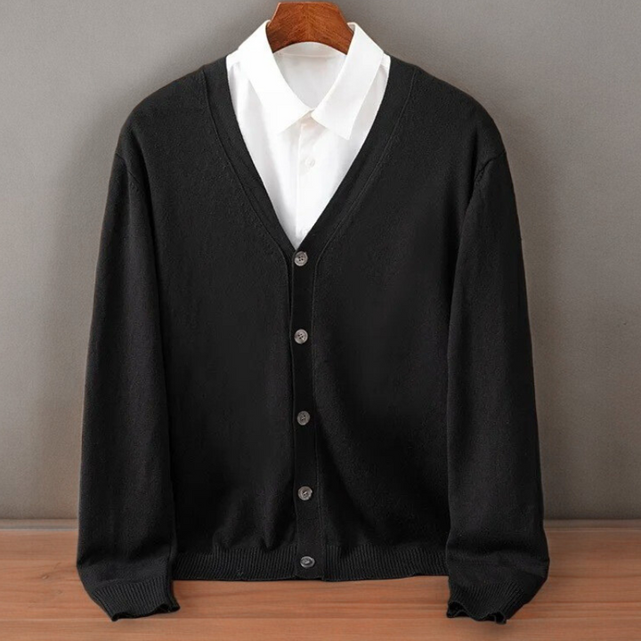 Cardigan da uomo in cashmere Santorini