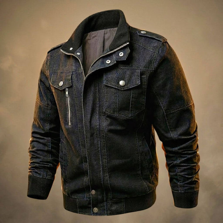 Aaron Organic Denim Jacket with Pockets