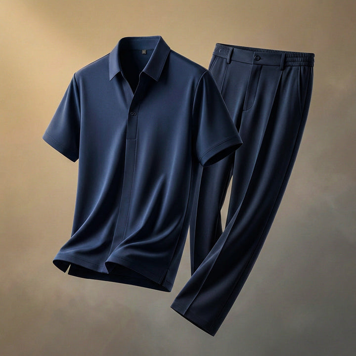 Alexander - Men's Two-Piece Polo and Trouser Set