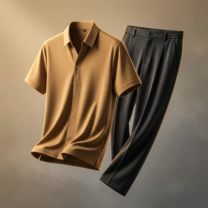 Alexander - Men's Two-Piece Polo and Trouser Set