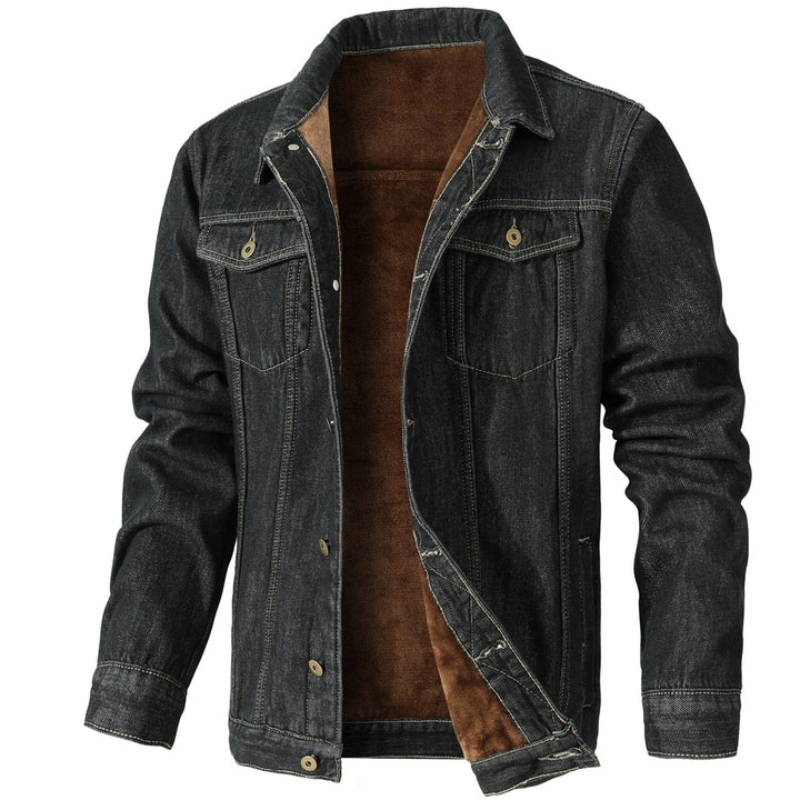 Giacca classica in denim da uomo