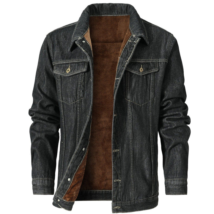 Giacca classica in denim da uomo