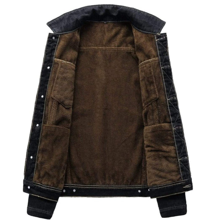 Giacca classica in denim da uomo