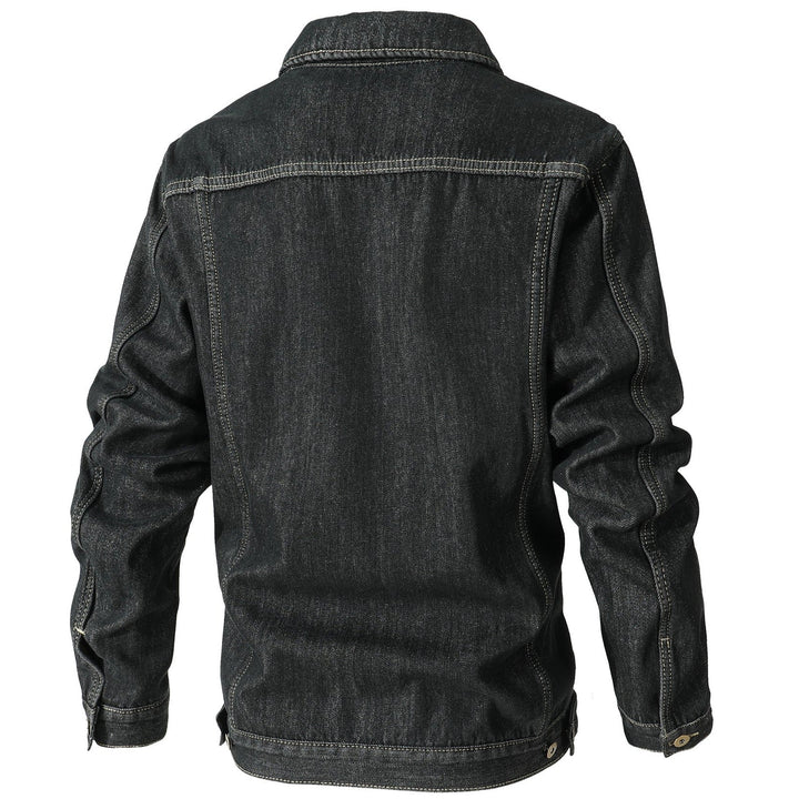 Giacca classica in denim da uomo