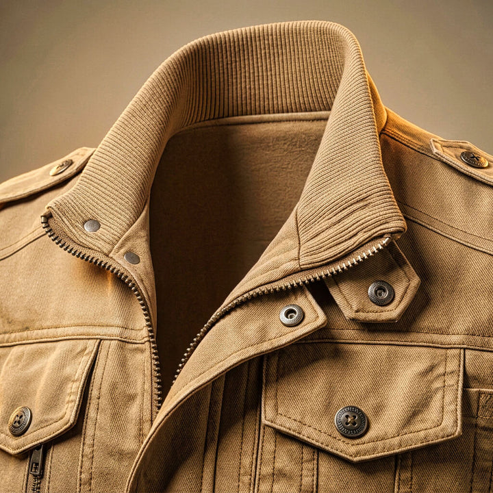 Aaron Organic Denim Jacket with Pockets
