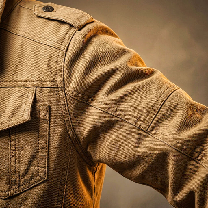Aaron Organic Denim Jacket with Pockets