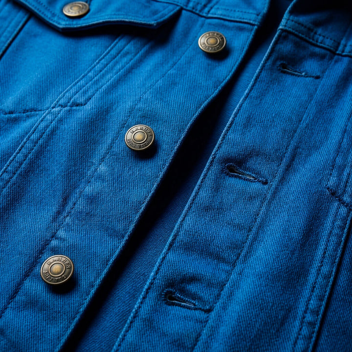 Brock Organic Denim Jacket with Pockets