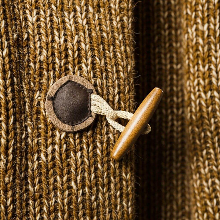 Cardigan à capuche en maille de laine pour homme Adrian