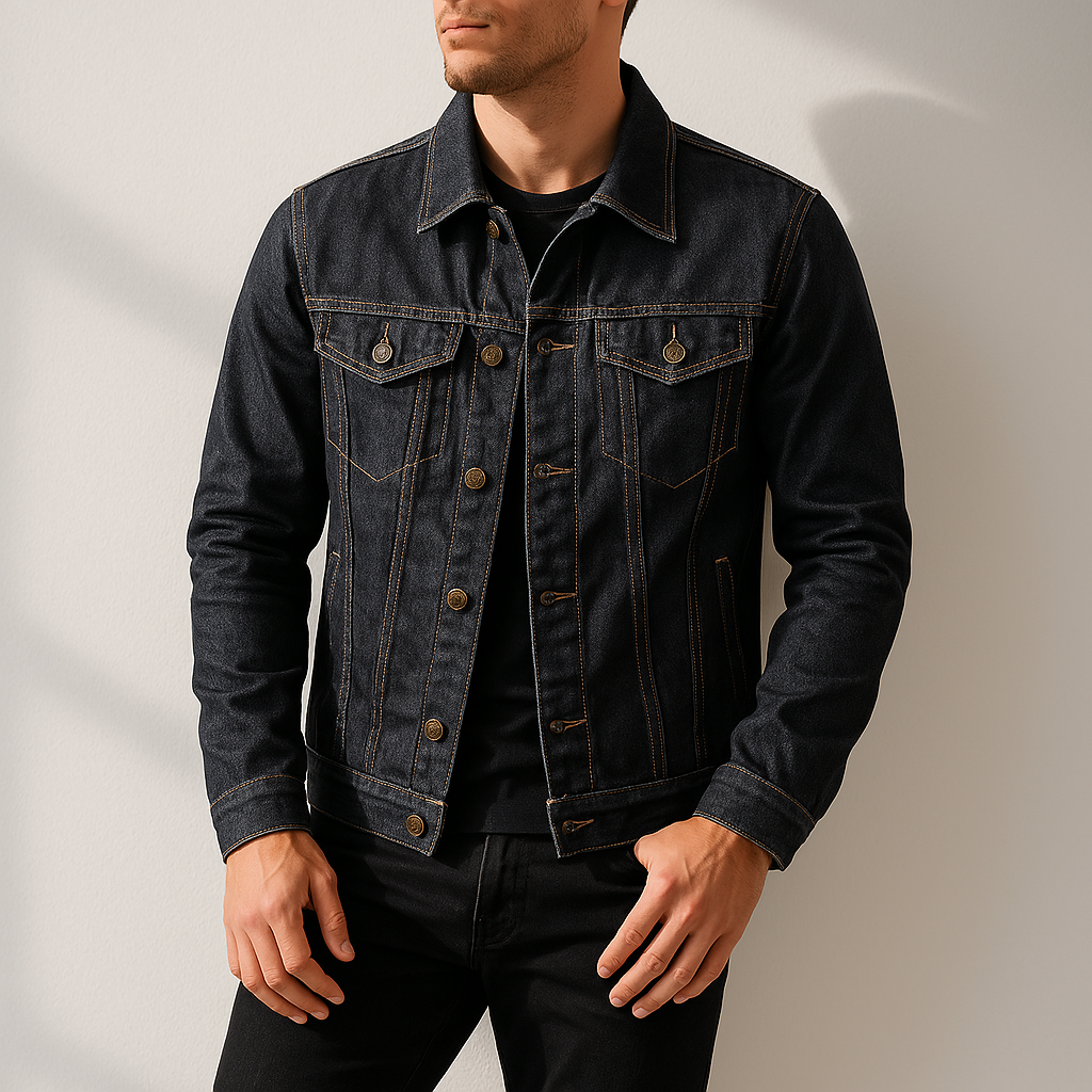 Men's Rustler Creek Denim Jacket with Pockets