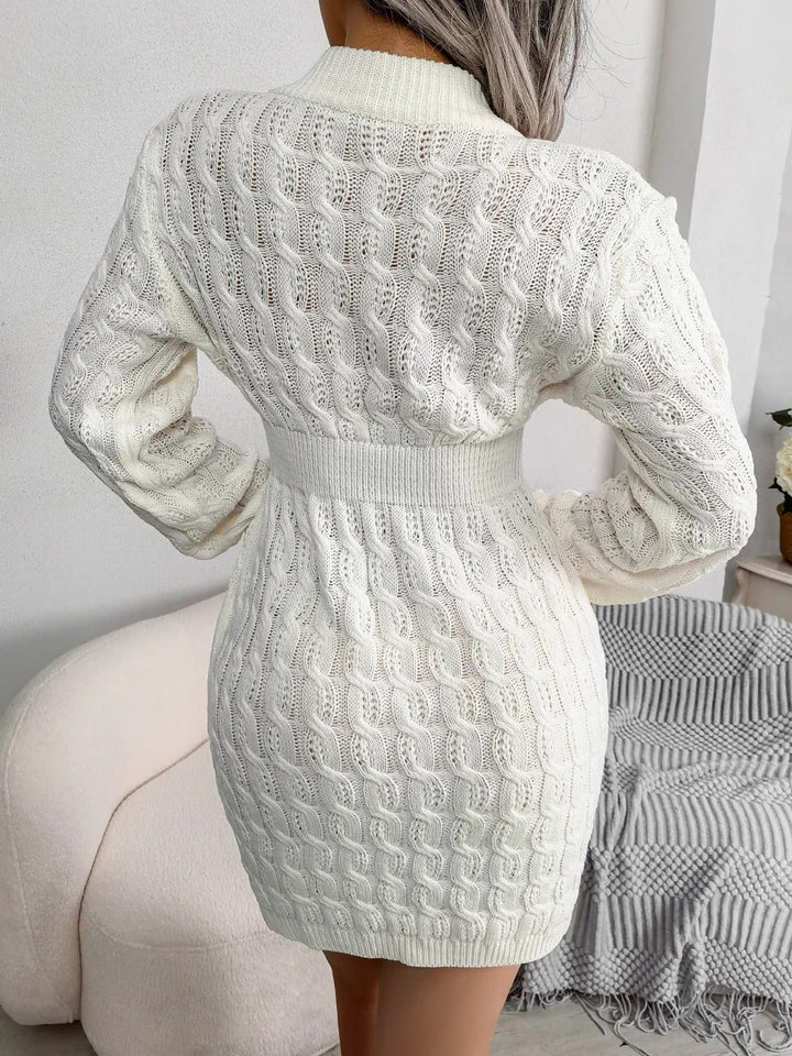 Jade - Miniabito in maglia a coste da donna