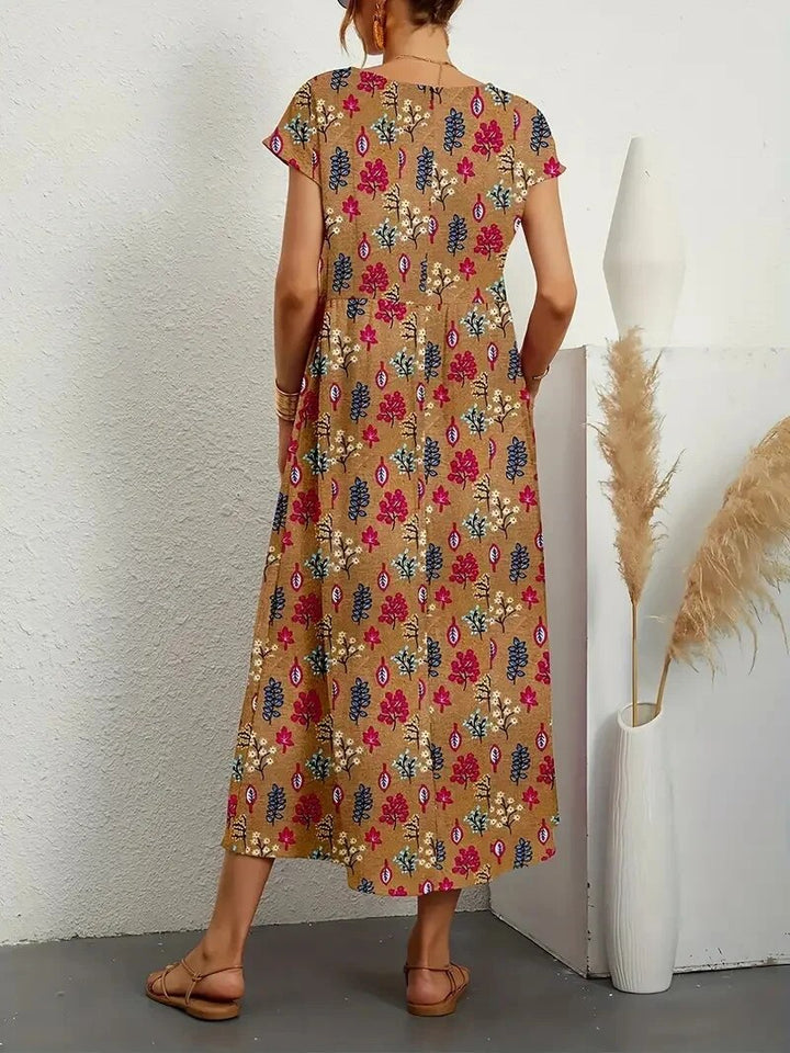 Leanne - Women's Maxi Dress with a Relaxed Cut