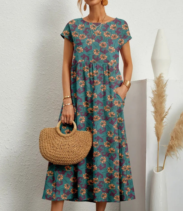 Leanne - Women's Maxi Dress with a Relaxed Cut