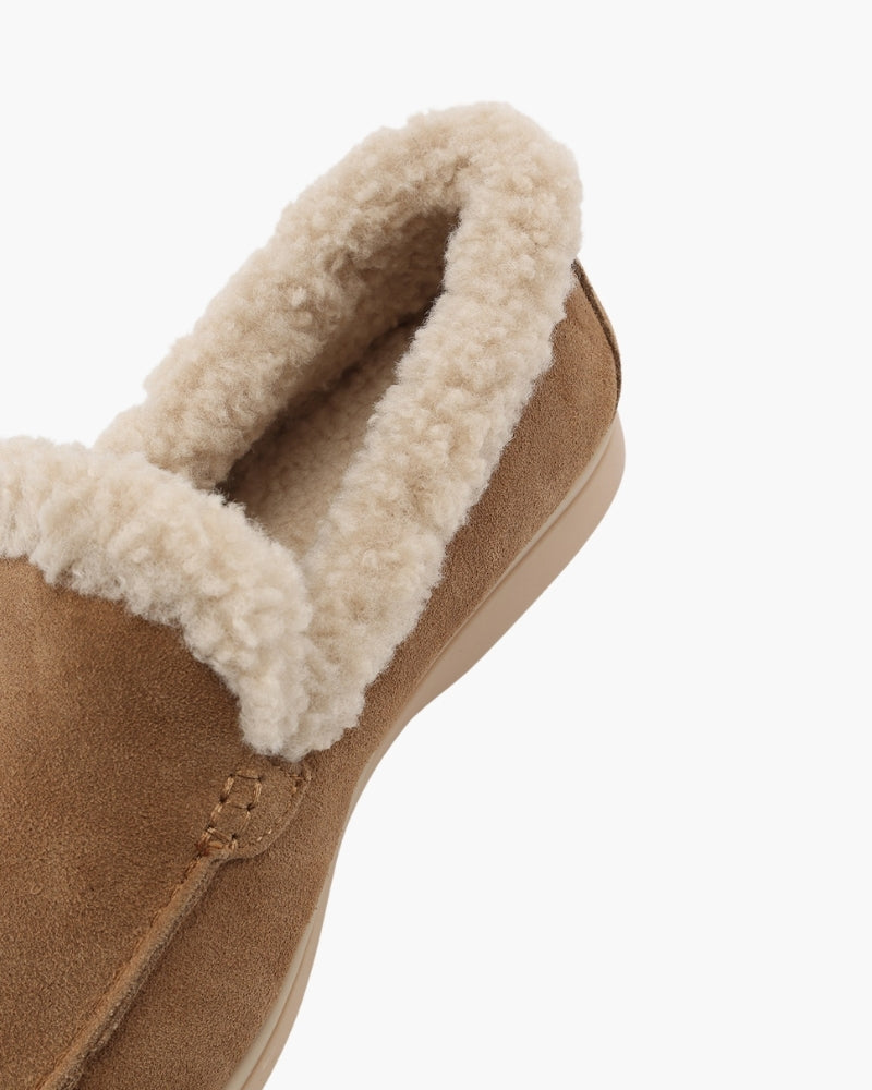 Men's Fur-Lined Suede Loafers with a Full Lining - photo 10