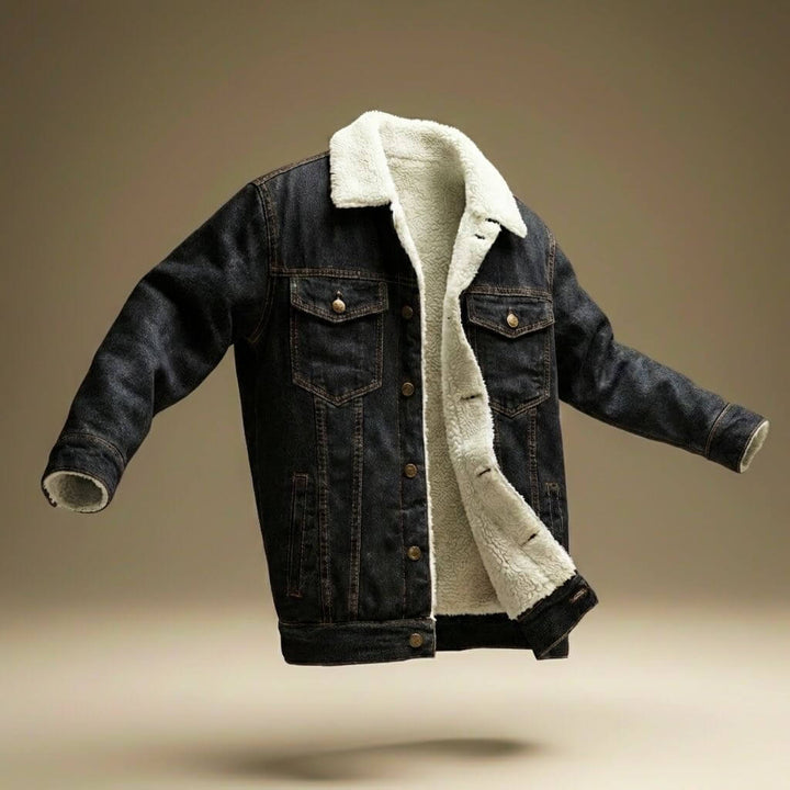 Men's Jason Denim Shearling Jacket
