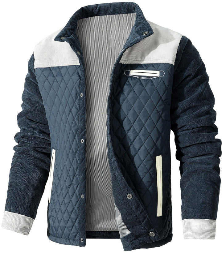Veste légère matelassée à losanges pour homme