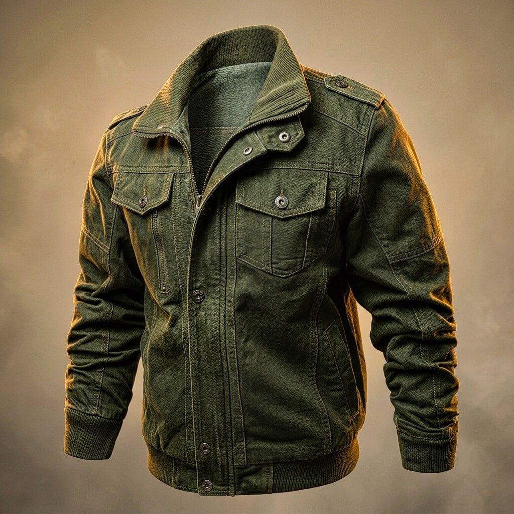 Aaron Organic Denim Jacket with Pockets