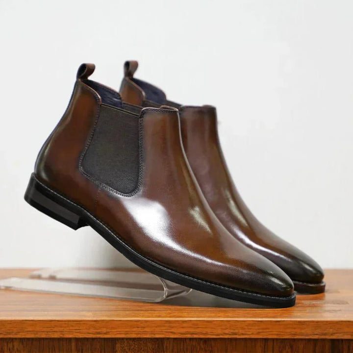 Men's Elastic-Gusset Slip-On Chelsea Boots - photo 2