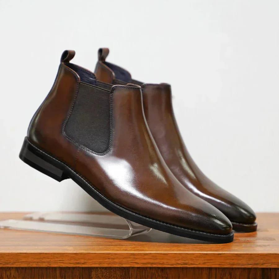 Men's Elastic-Gusset Slip-On Chelsea Boots - photo 3