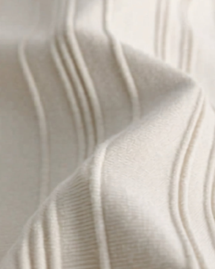 Men's Striped Zip-Front Polo Shirt - photo 5