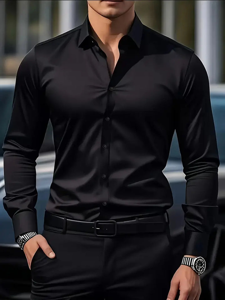 Men's Breathable Non-Iron Shirt with a Button Front – view 9