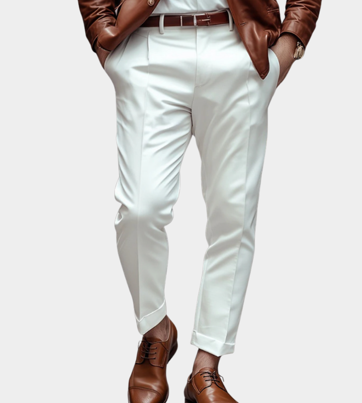 Men's Slim Trousers with Deep Reinforced Pockets - photo 3