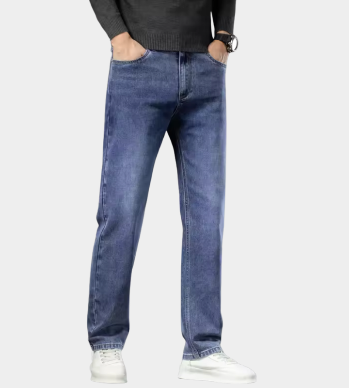 Men's Straight Leg Comfort Stretch Jeans - photo 4