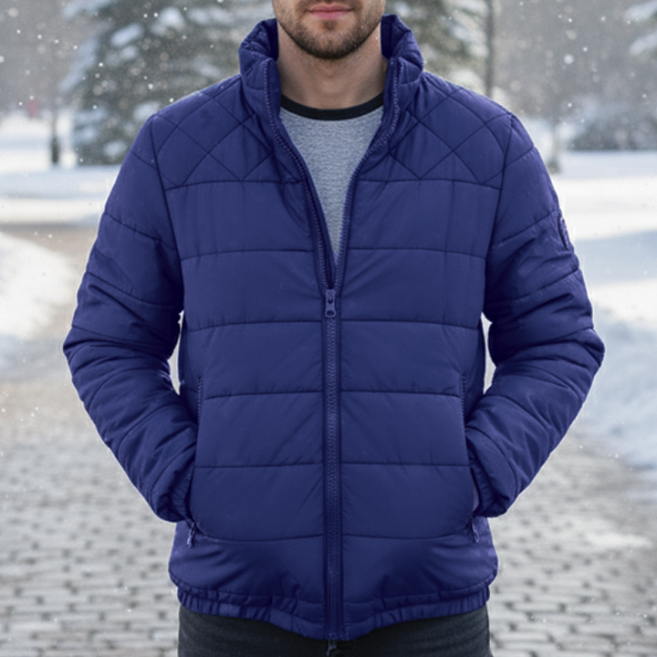 Men's Water-Repellent Quilted Puffer Jacket - photo 1