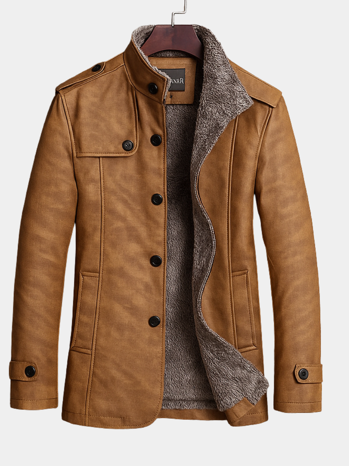 Freddie - Men's Winter Jacket with Sherpa Lined Collar