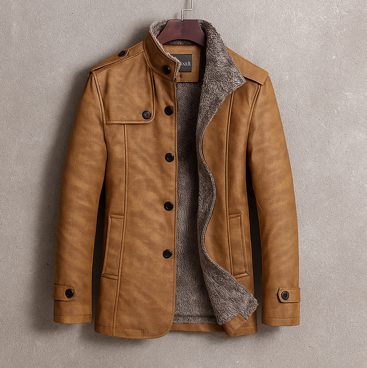Freddie - Men's Winter Jacket with Sherpa Lined Collar