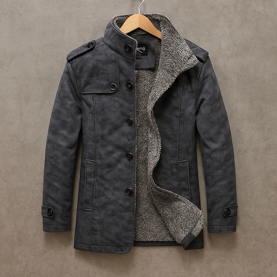 Freddie - Men's Winter Jacket with Sherpa Lined Collar