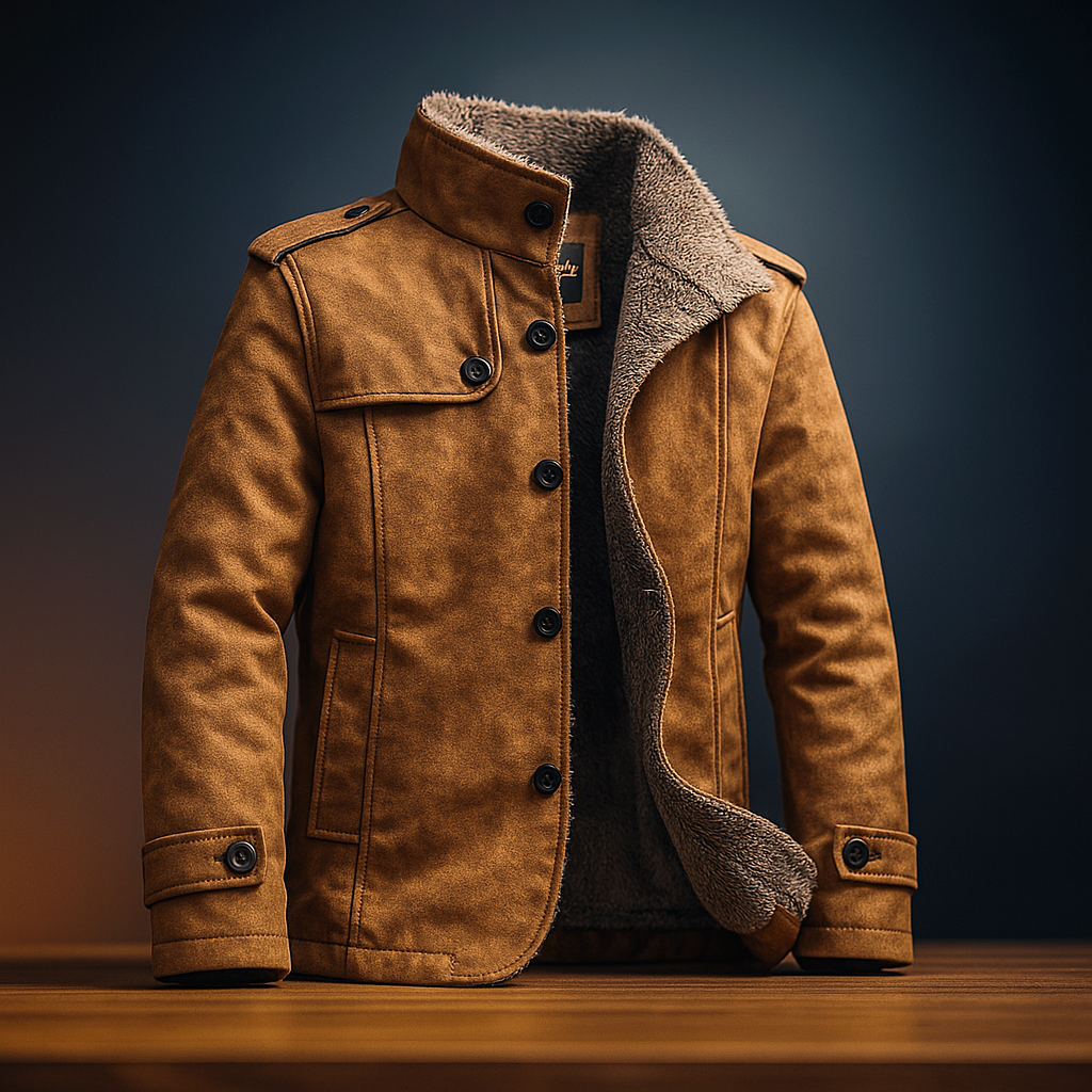 Freddie - Men's Winter Jacket with Sherpa Lined Collar