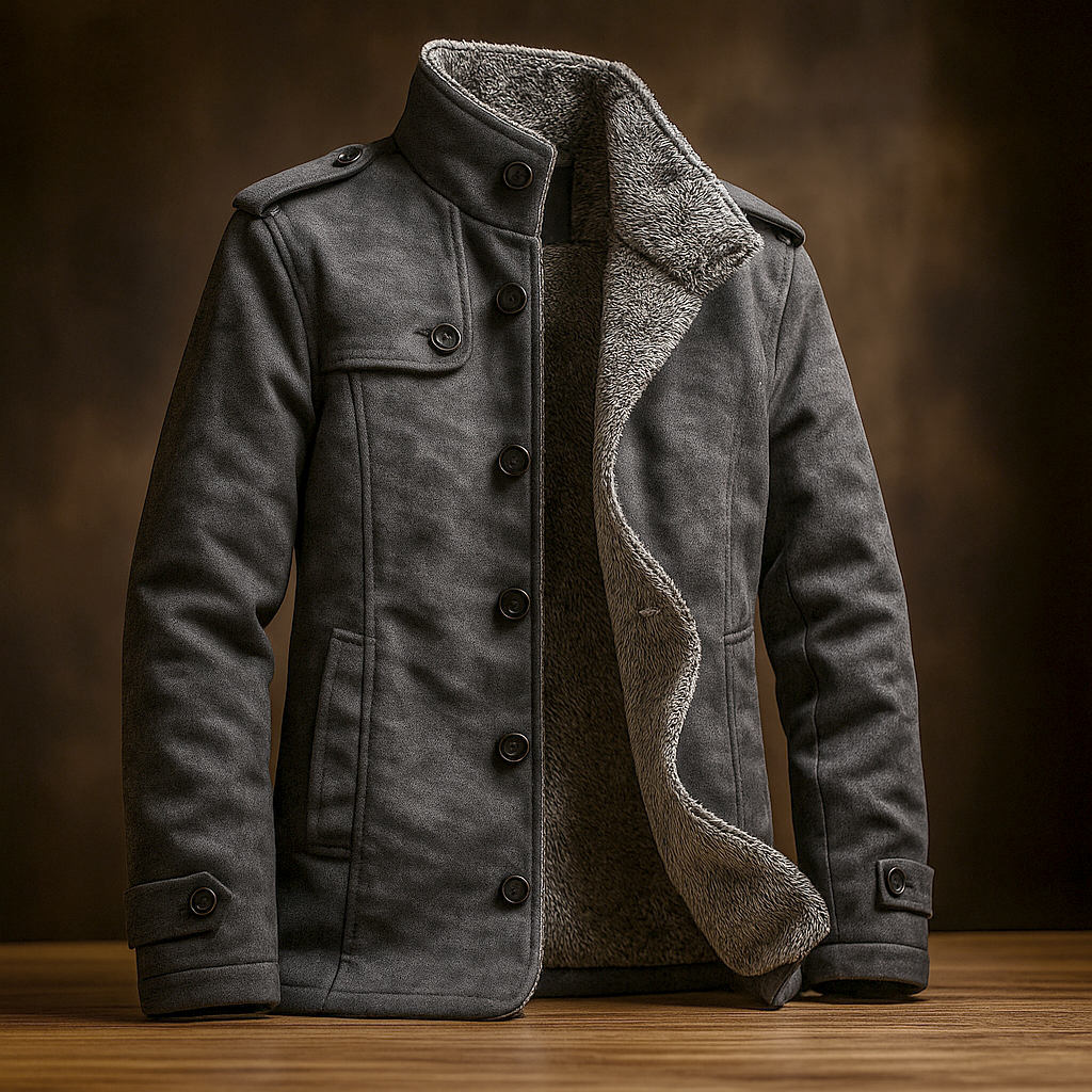 Freddie - Men's Winter Jacket with Sherpa Lined Collar
