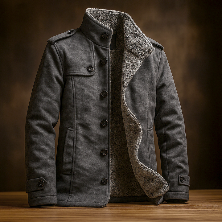 Freddie - Men's Winter Jacket with Sherpa Lined Collar