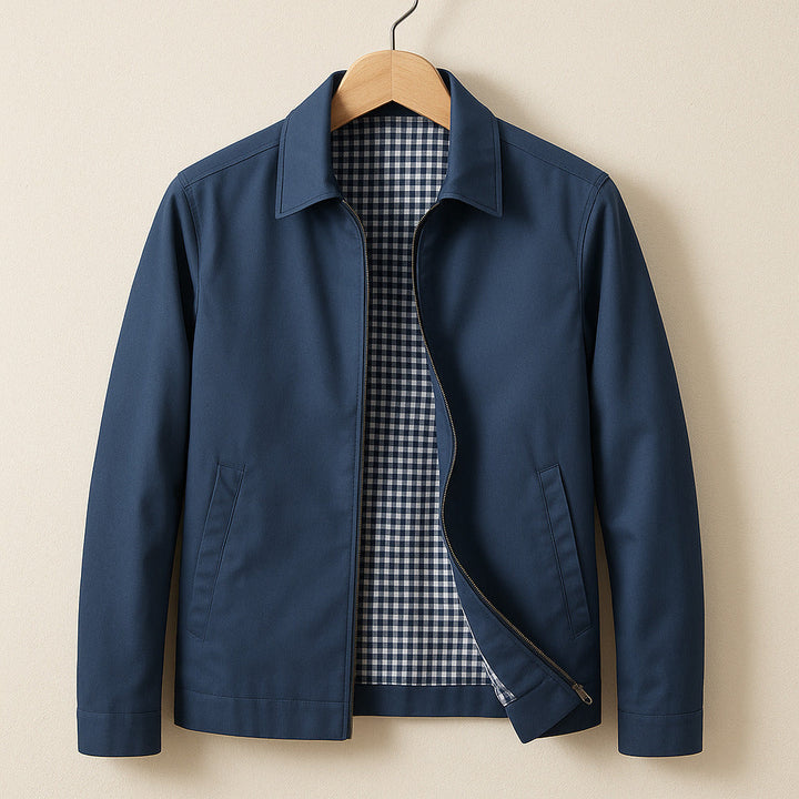 Rory: chaqueta de invierno para hombre con cierre frontal de cremallera estilizado