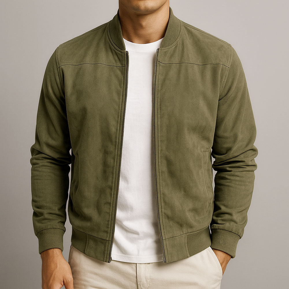 Men's Zip Jacket with Stand Collar - photo 3