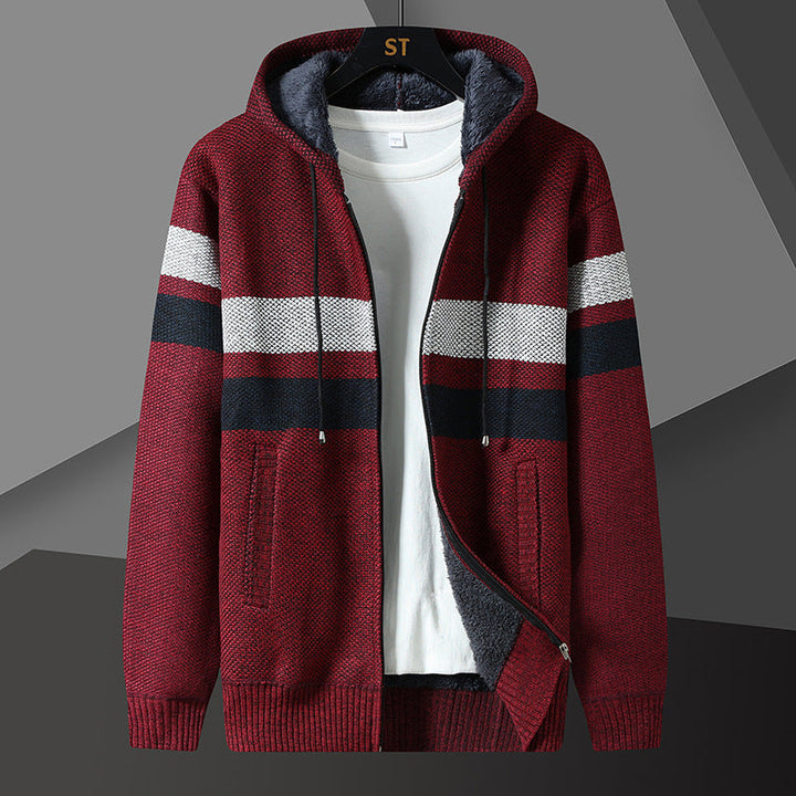 Men's Zip-Through Hoodie with Teddy Lining - photo 1